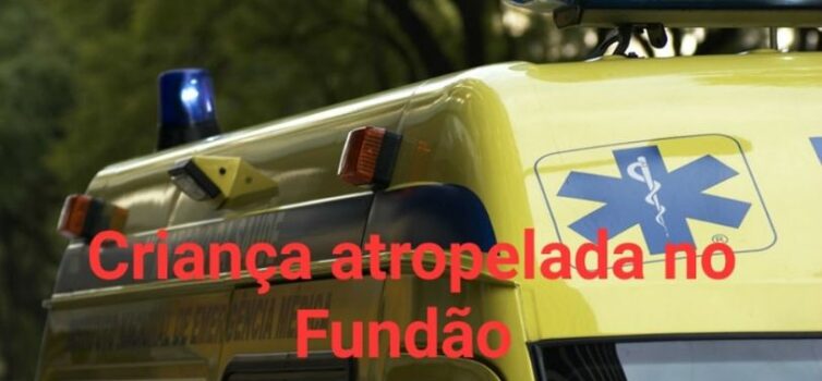 Criança atropelada no Fundão enquanto andava de bicicleta