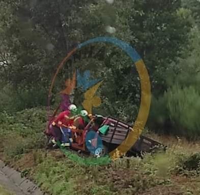 Despiste na Guarda provoca um ferido que teve de ser desencarcerado