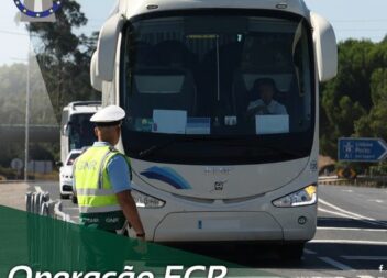 GNR fiscaliza veículos de transporte rodoviário de passageiros