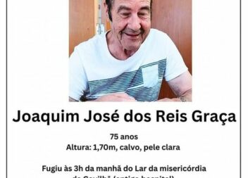 Idoso desaparecido na Covilhã