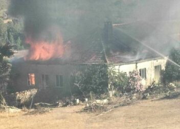 Incêndio na Guarda destrói habitação