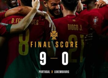 Portugal destrói Luxemburgo em noite histórica