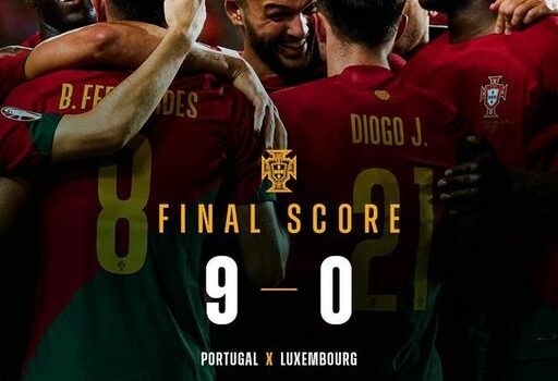 Portugal destrói Luxemburgo em noite histórica