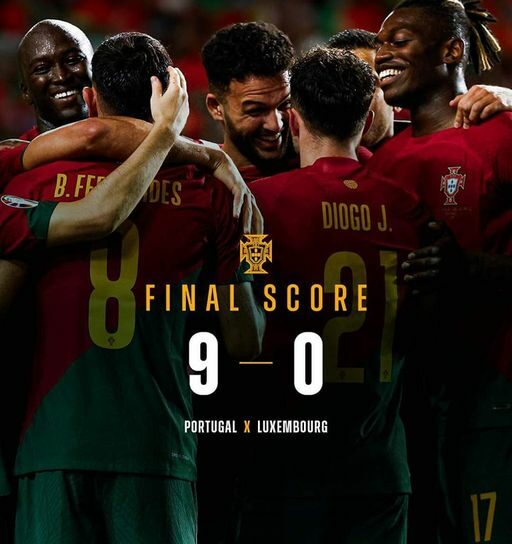 Portugal destrói Luxemburgo em noite histórica