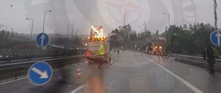 Despiste na A23 acaba em danos materiais