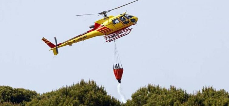 Fogo deflagra em Escalos de Cima