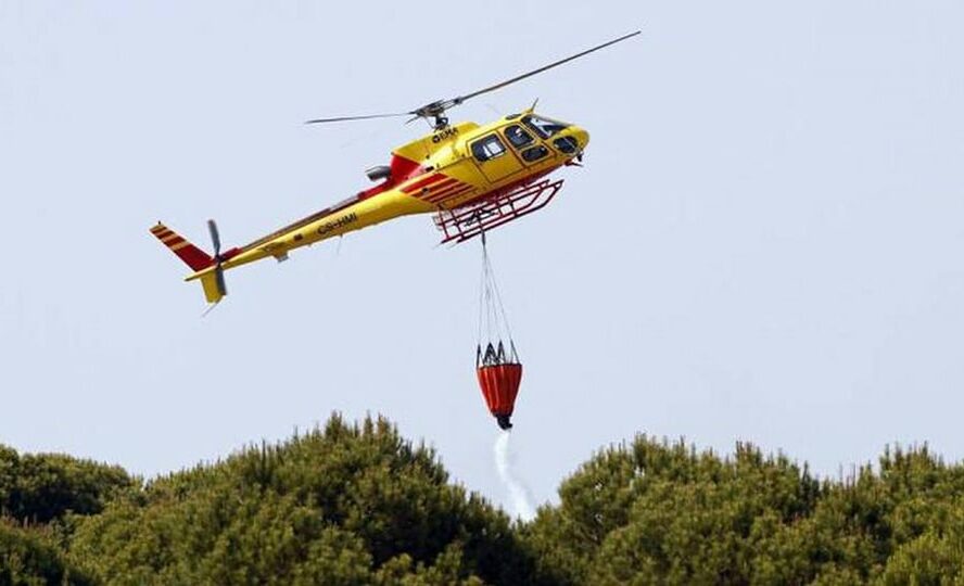 Fogo deflagra em Escalos de Cima