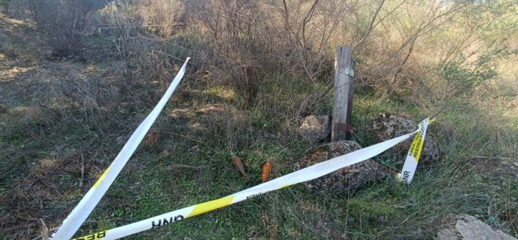 Granadas encontradas em Castelo Branco por motards