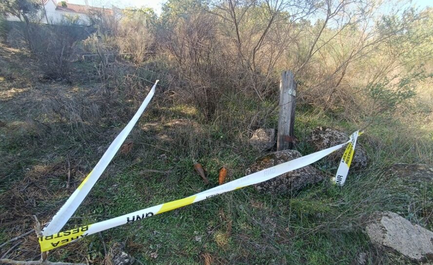 Granadas encontradas em Castelo Branco por motards