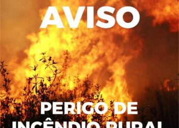 Proteção Civil alerta para perigo de incêndio na região centro