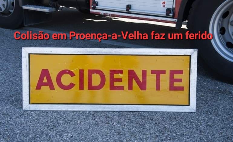 Colisão entre três carros origina um ferido em Proença-a-Velha