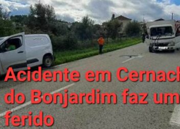 Colisão resulta num ferido e leva ao corte de trânsito