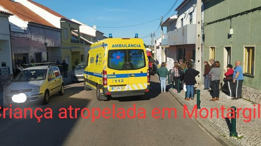 Criança de 11 anos atropelada em Montargil
