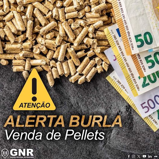 GNR alerta para burlas em venda de Pellets