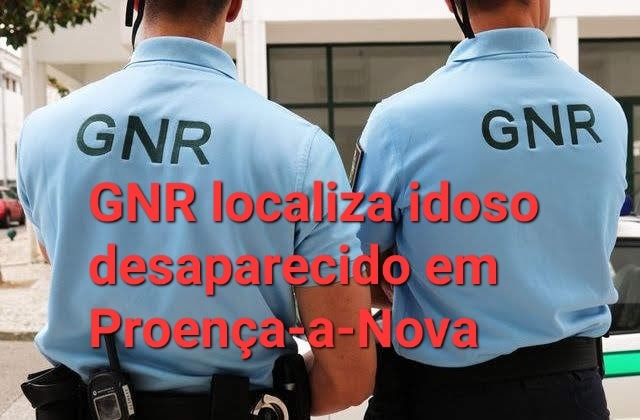 Idoso de 90 anos localizado pela GNR