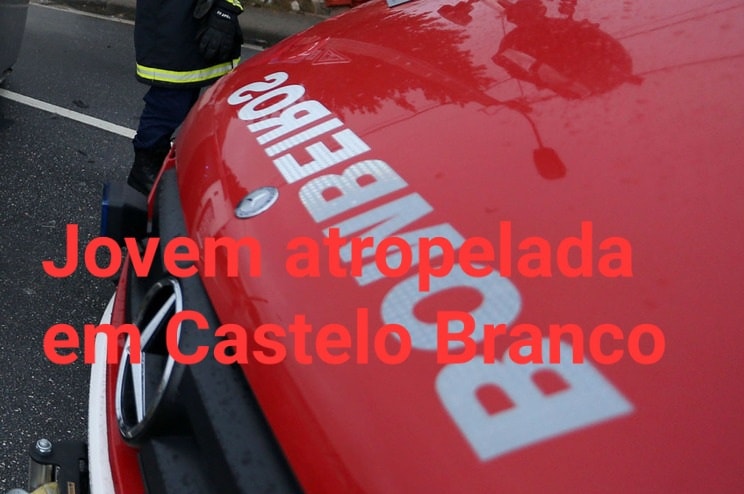 Jovem ferida em atropelamento em Castelo Branco