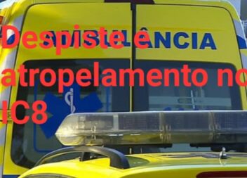 Um despiste seguido de atropelamento no IC8, ao km 113, em Várzea dos Cavaleiros