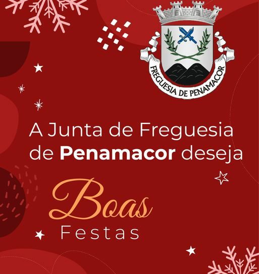 A Junta de Freguesia de Penamacor deseja Boas Festas.