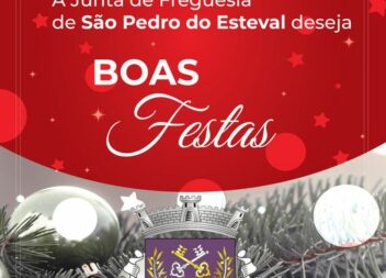 A Junta de Freguesia de São Pedro do Esteval deseja Boas Festas.
