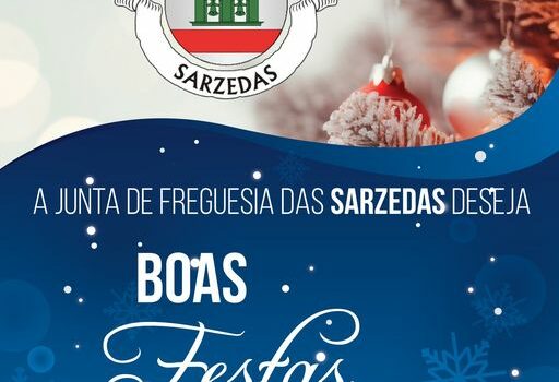 A Junta de Freguesias das Sarzedas deseja Boas Festas.