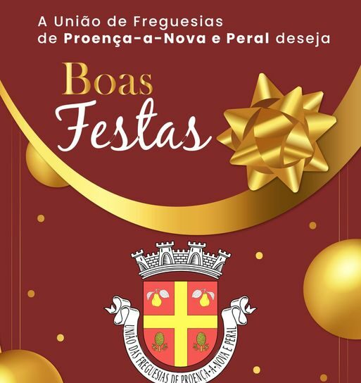 A União de Freguesias de Proença-a-Nova e Peral deseja Boas Festas.