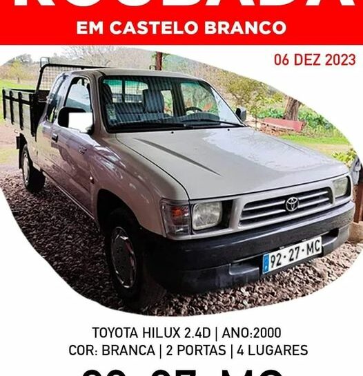Alguma informação, entre em contacto com as autoridades.