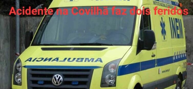 Colisão na Covilhã resulta em dois feridos