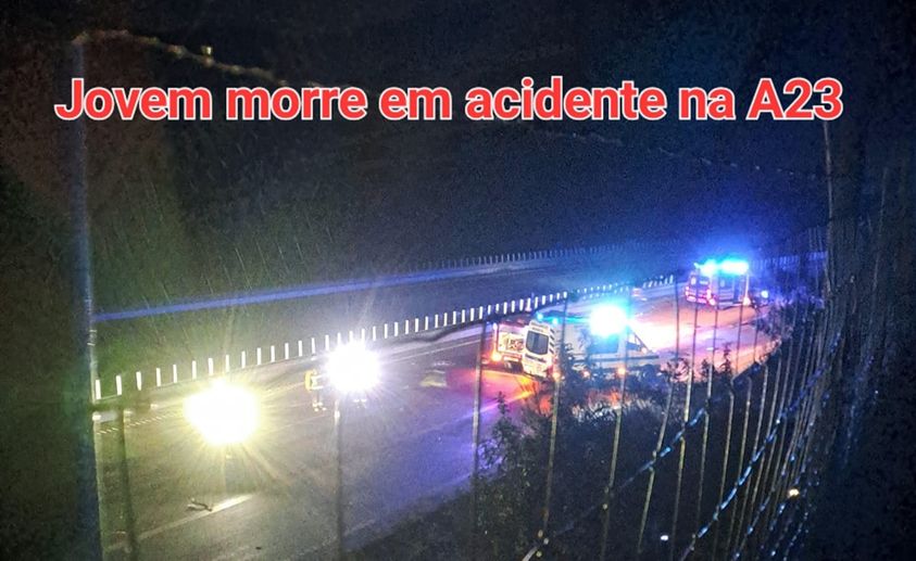 Despiste mata jovem na A23