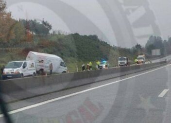 Despiste na A23 resulta em danos materiais