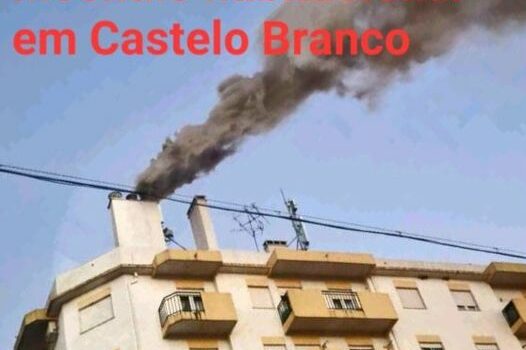 Incêndio habitacional em Castelo Branco