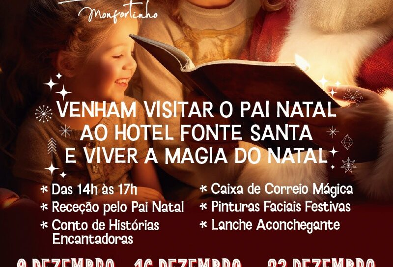 O Pai Natal chegou para animar Monfortinho