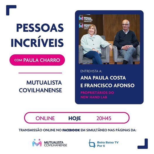 PESSOAS INCRÍVEIS | ENTREVISTA HOJE: FRANCISCO AFONSO E ANA PAULA COSTA