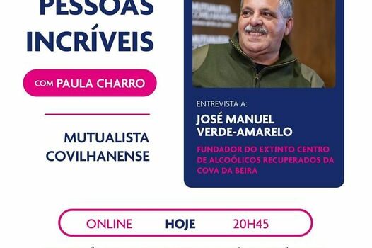 PESSOAS INCRÍVEIS | ENTREVISTA HOJE: JOSÉ MANUEL AMARELO