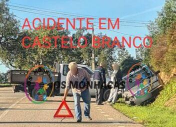 Septuagenário ferido em acidente em Castelo Branco