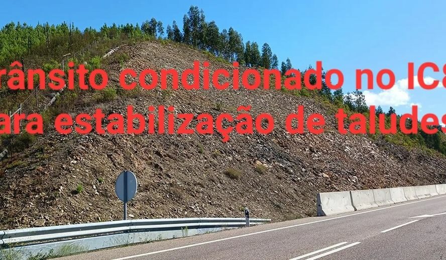 A Infraestruturas de Portugal (IP) informou que devido aos trabalhos de estabili