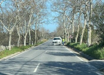 Acidente em Escalos de Cima acaba em danos materiais