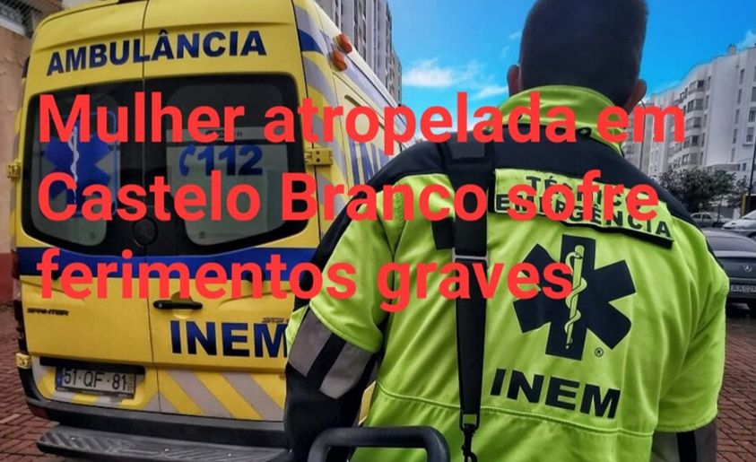 Atropelamento em Castelo Branco origina um ferido grave
