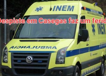 Despiste de motociclo origina um ferido no concelho da Covilhã