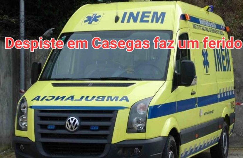 Despiste de motociclo origina um ferido no concelho da Covilhã
