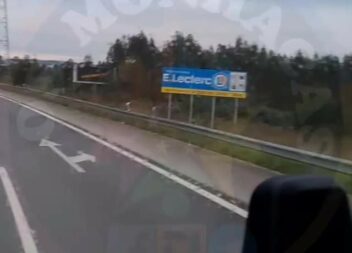 Galera de camião incendeia-se na A23