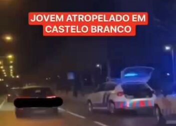 Jovem atropelado na passadeira em Castelo Branco