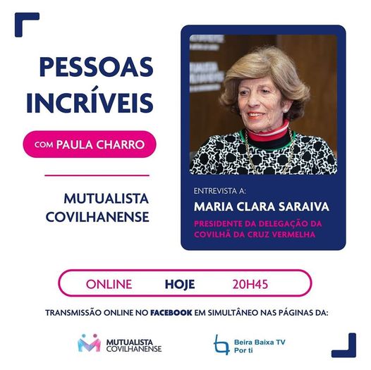 PESSOAS INCRÍVEIS | ENTREVISTA HOJE: MARIA CLARA SARAIVA