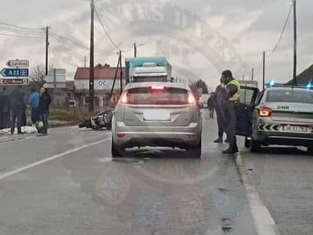 Um ferido em colisão na EN233