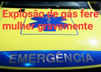 Uma mulher sofreu ferimentos graves na sequência de uma explosão de gás numa hab