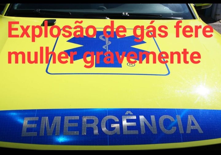 Uma mulher sofreu ferimentos graves na sequência de uma explosão de gás numa hab