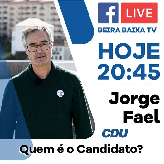 Esta noite, fique a conhecer o homem por detrás do candidato Jorge Fael.