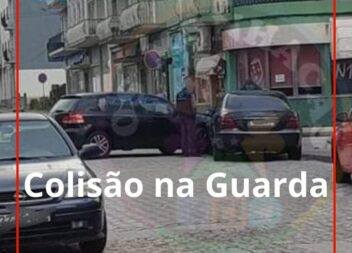 Uma colisão que envolveu dois veículos ligeiros de passageiros, ocorreu ao final