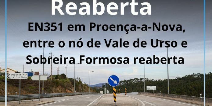 A  Infraestruturas de Portugal (IP) já procedeu à reabertura da Estrada Nacional