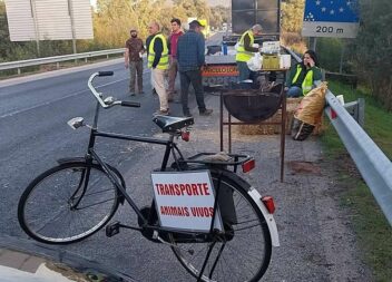 Agricultores concentram-na na Fronteira de Termas Monfortinho