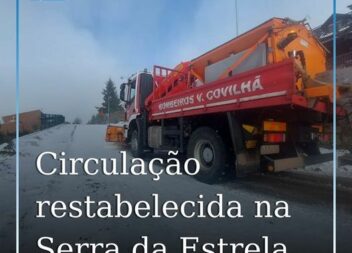 As estradas de acesso ao maciço central na Serra da Estrela já foram reabertas a